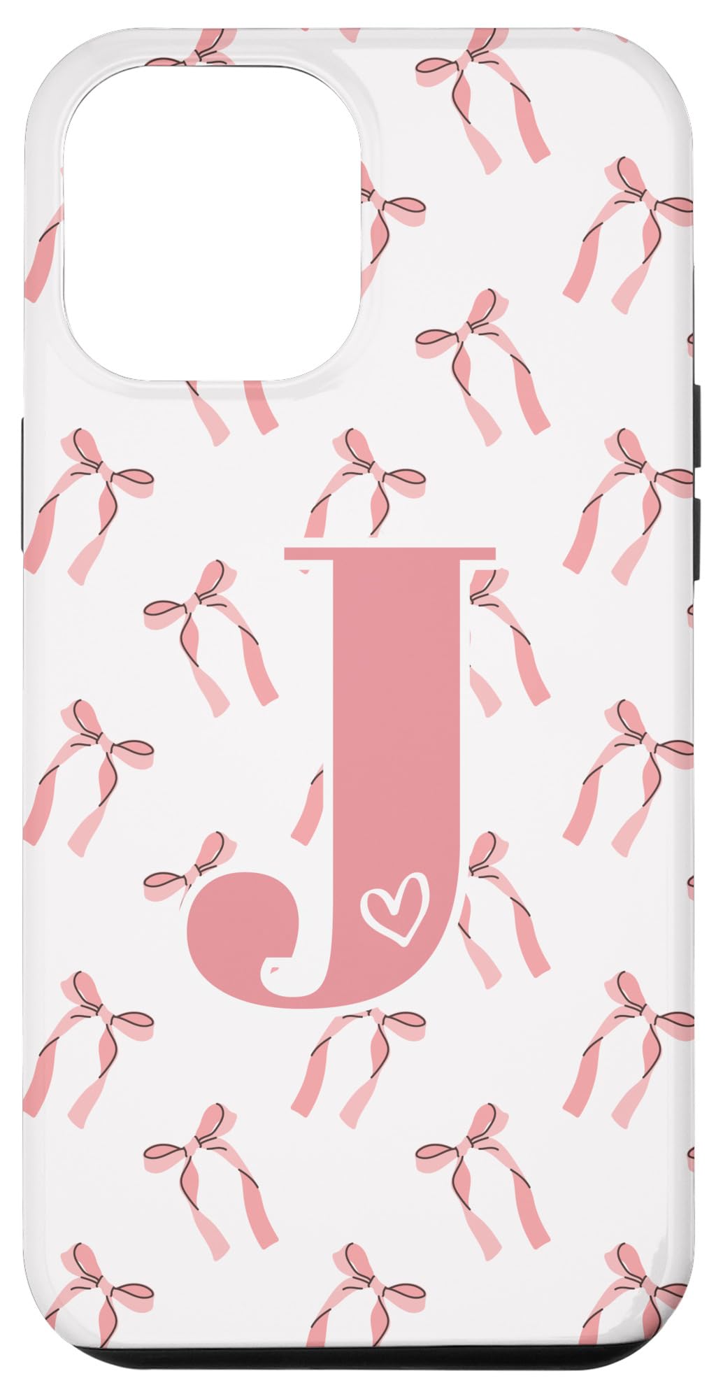Amazon.com: iPhone 14 Plus Initial Letter J heart Monogram